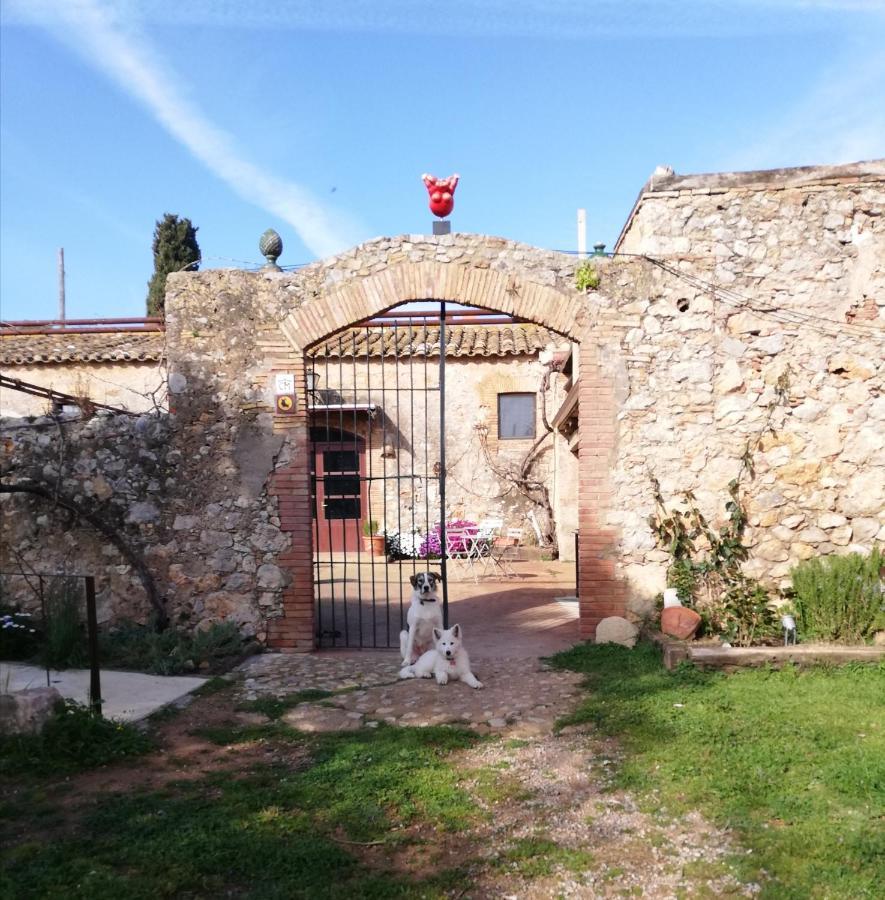 Mas Del Llop Blanc - Dog Friendly Hostal Rural - B&B Sobrestany Exteriör bild